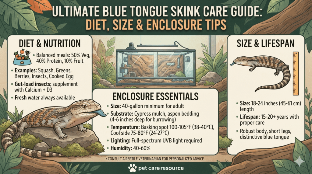blue tongue skink