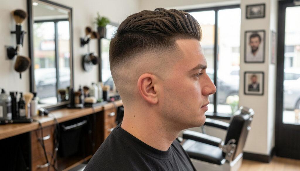 buzz cut burst fade