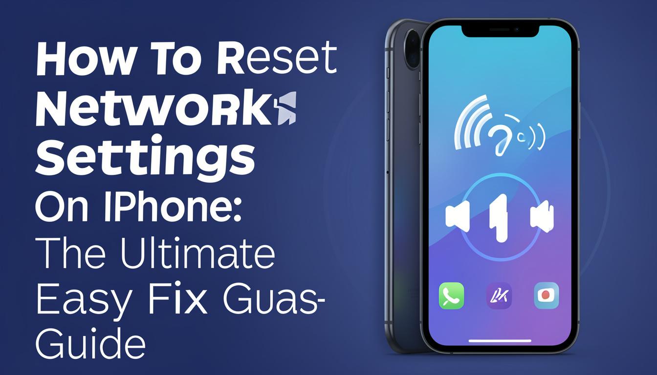 how to reset network settings on iphone